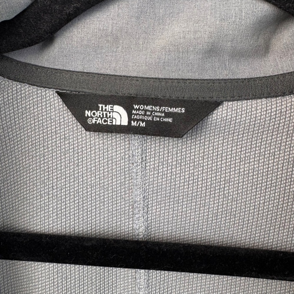 The North Face Jacket Womens Medium M/M Windwall Gray‎ Full Zip Outdoors Hiking - Picture 10 of 14